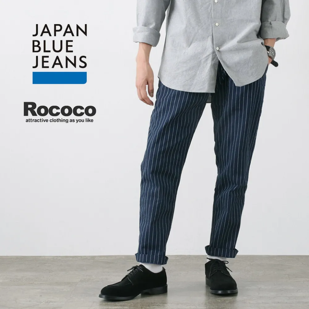 JAPAN BLUE JEANS Work Pants & Chinos^/ RJB1620Wide tapered chino stripe navy