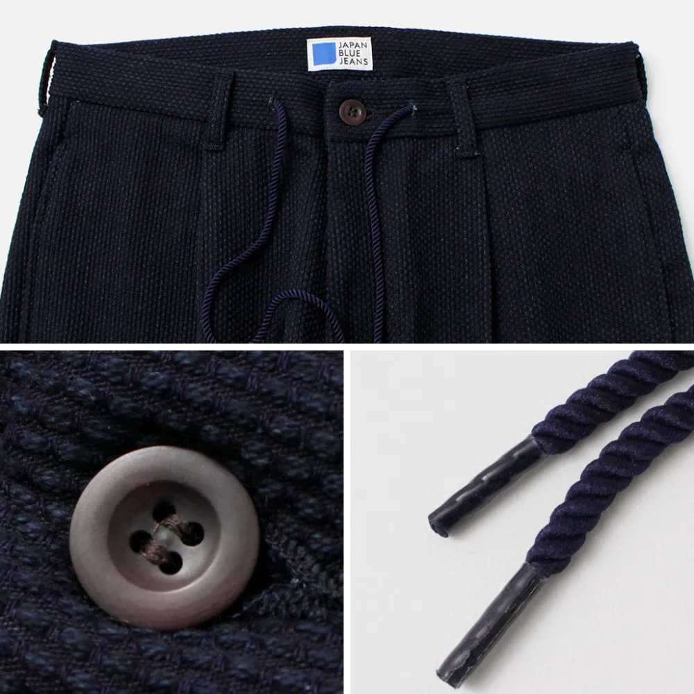 JAPAN BLUE JEANS Trousers^/ Sashiko Easy Tapered Pants Indigo