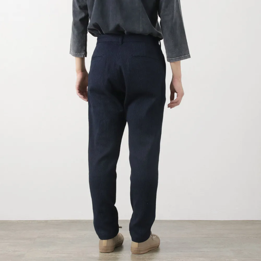 JAPAN BLUE JEANS Trousers^/ Sashiko Easy Tapered Pants Indigo