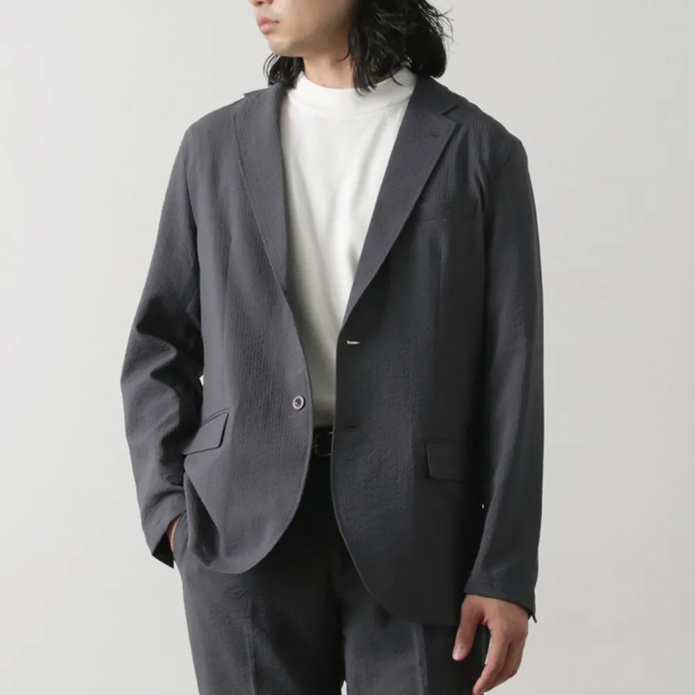 JAPAN BLUE JEANS Jackets^/ Seersucker Summer Unconstracted Jacket