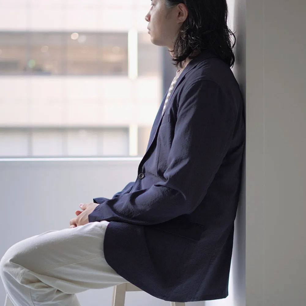 JAPAN BLUE JEANS Jackets^/ Seersucker Summer Unconstracted Jacket