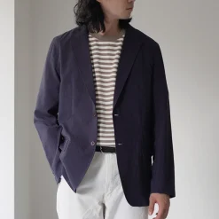 JAPAN BLUE JEANS Jackets^/ Seersucker Summer Unconstracted Jacket