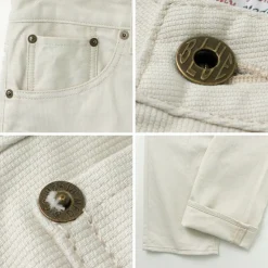 JAPAN BLUE JEANS Work Pants & Chinos^/ Straight pique pants ecru