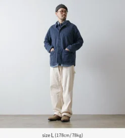JAPAN BLUE JEANS Jackets^/ Wabash coverall navy