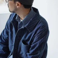 JAPAN BLUE JEANS Jackets^/ Wabash coverall navy