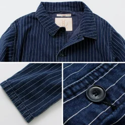 JAPAN BLUE JEANS Jackets^/ Wabash coverall navy
