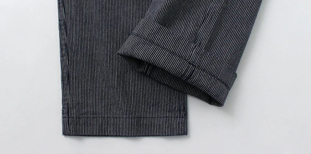 JAPAN BLUE JEANS Work Pants & Chinos^/ Wide Tapered Hickory Pants navy