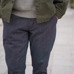 JAPAN BLUE JEANS Work Pants & Chinos^/ Wide Tapered Hickory Pants navy