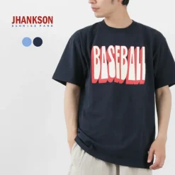 JHANKSON T-Shirts^/ BASE BALL short sleeve T-shirt