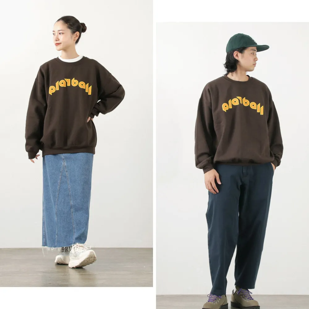JHANKSON Sweatshirts^/ Playball Sweatshirt chocolate