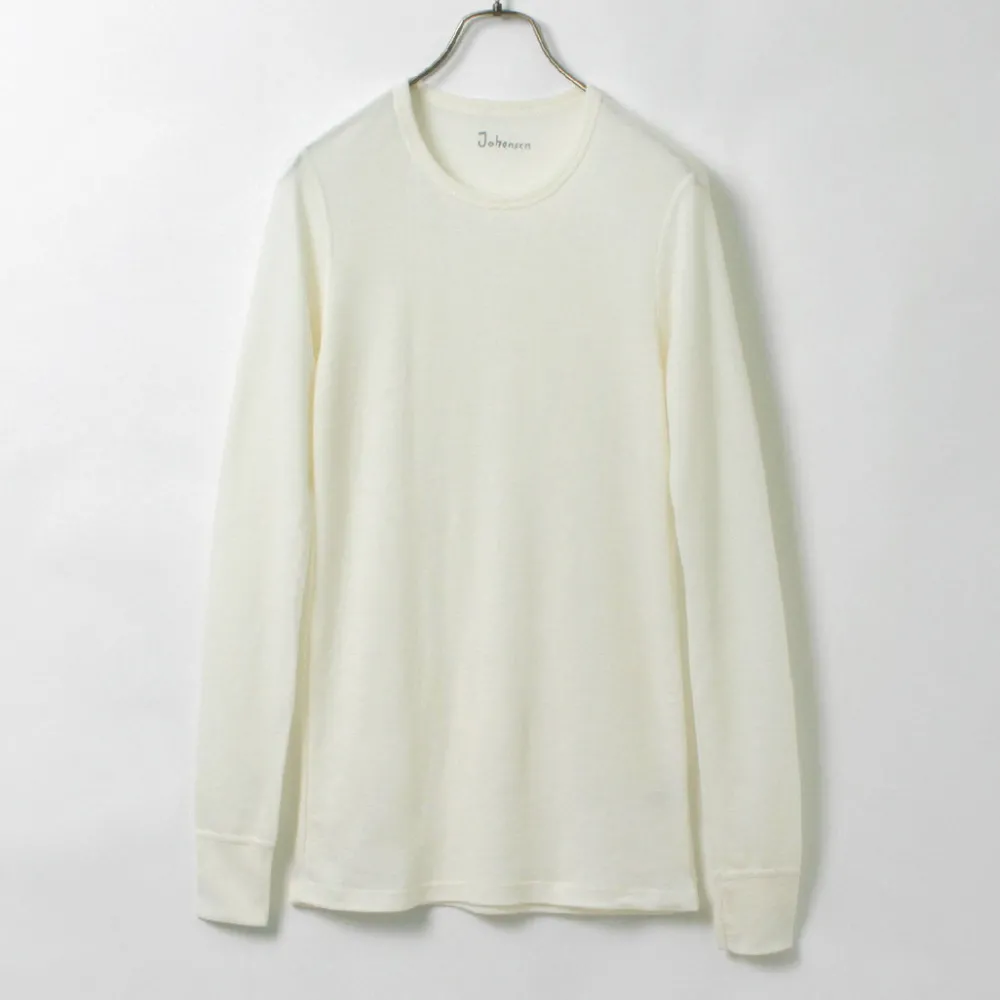 JOHA T-Shirts^/ 100% Merino Wool Long Sleeve T-Shirt