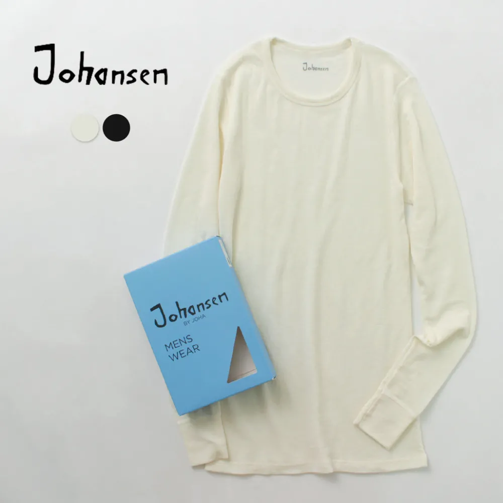 JOHA T-Shirts^/ 100% Merino Wool Long Sleeve T-Shirt