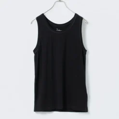 JOHA T-Shirts^/ Organic bamboo stretch undershirt tank top black