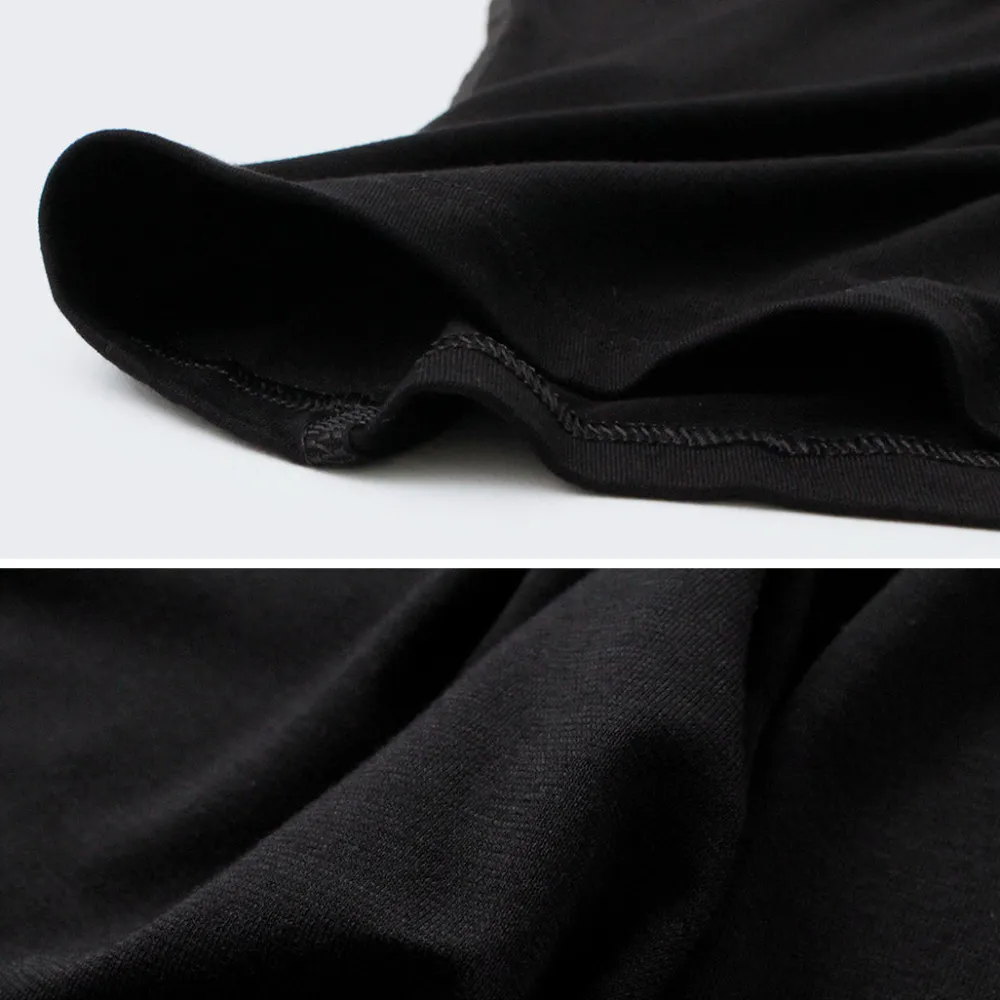 JOHA T-Shirts^/ Organic bamboo stretch undershirt tank top black