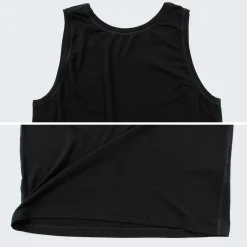 JOHA T-Shirts^/ Organic bamboo stretch undershirt tank top black