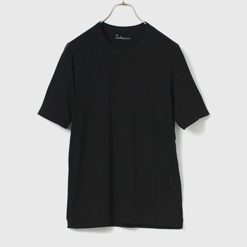 JOHA T-Shirts^/ Organic Bamboo Stretch T-Shirt black