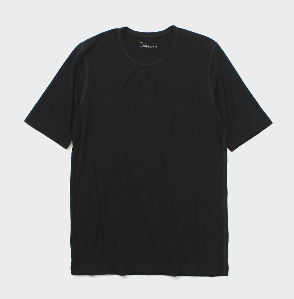 JOHA T-Shirts^/ Organic Bamboo Stretch T-Shirt black