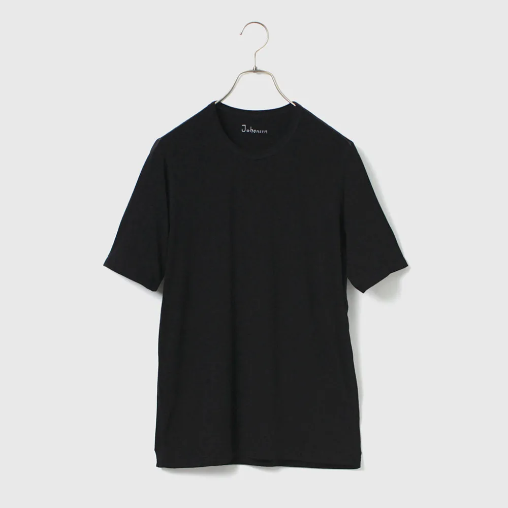 JOHA T-Shirts^/ Organic Bamboo Stretch T-Shirt black