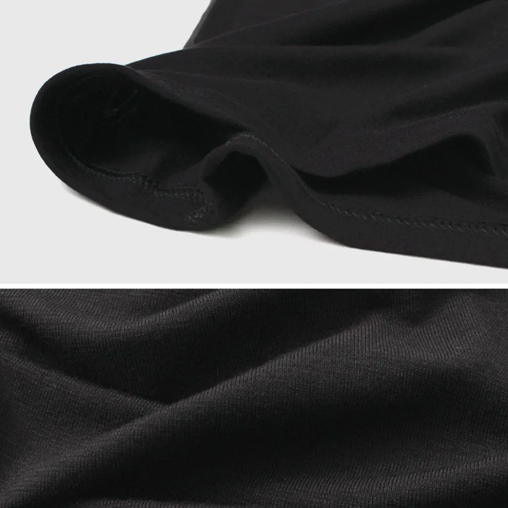 JOHA T-Shirts^/ Organic Bamboo Stretch T-Shirt black