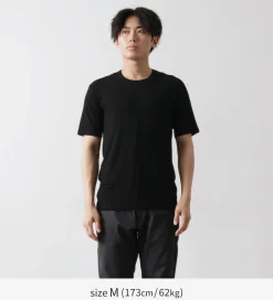 JOHA T-Shirts^/ Organic Bamboo Stretch T-Shirt black