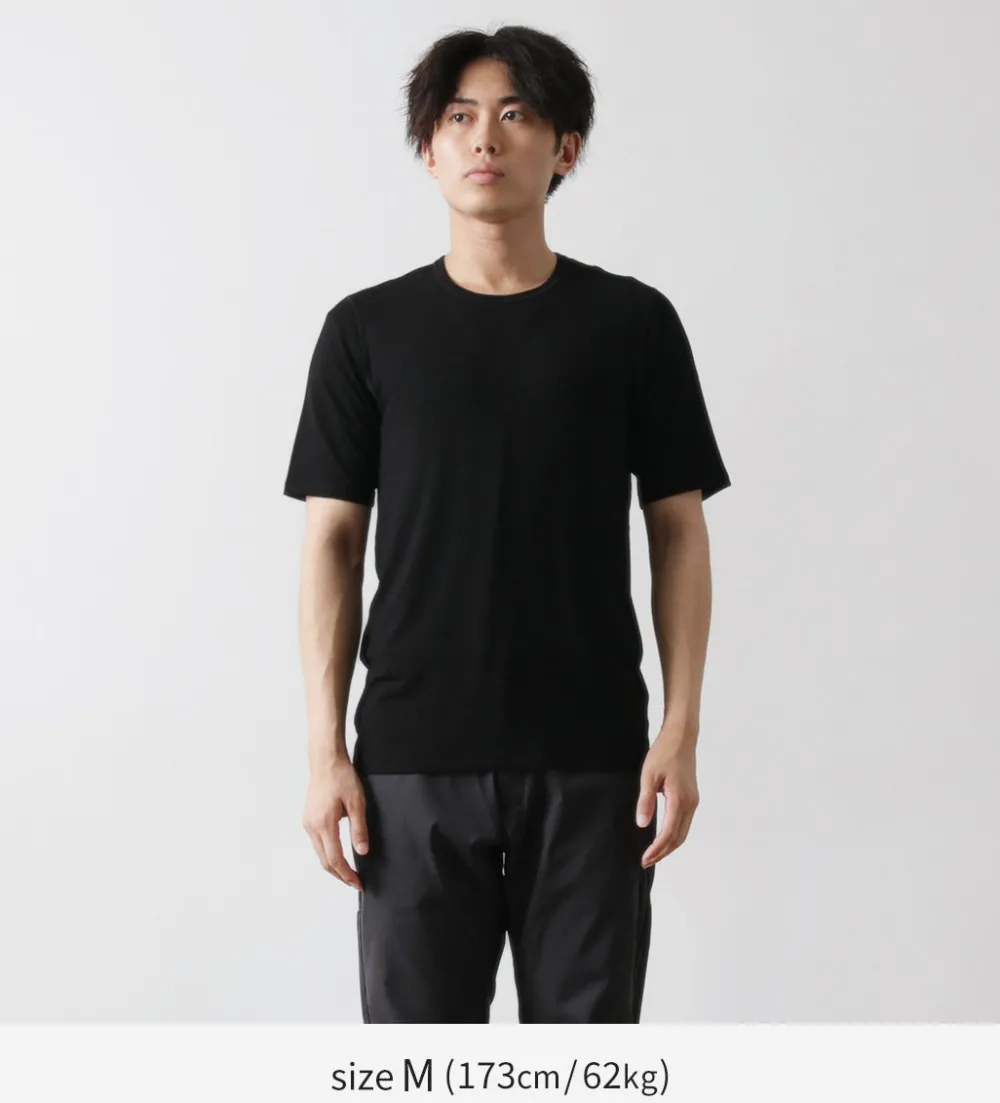 JOHA T-Shirts^/ Organic Bamboo Stretch T-Shirt black