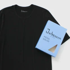 JOHA T-Shirts^/ Organic Bamboo Stretch T-Shirt black