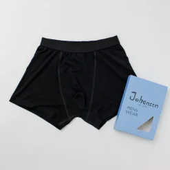 JOHA Underwear^/ Organic Bamboo Stretch Boxer Pants black