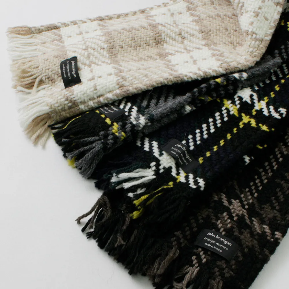 JOHN BRANIGAN Scarfs^/ Irish Tweed Knit Scarf Scarf