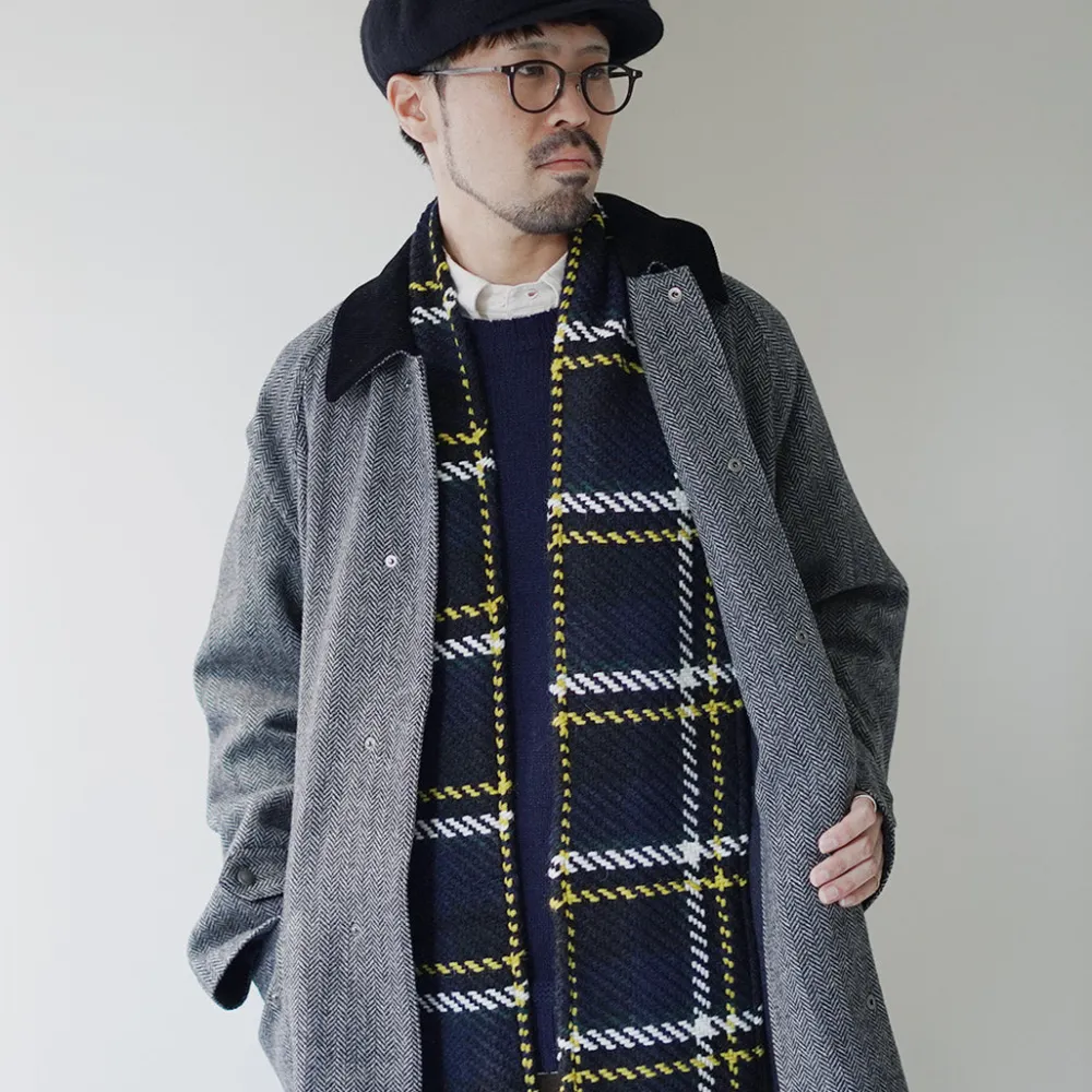 JOHN BRANIGAN Scarfs^/ Irish Tweed Knit Scarf Scarf
