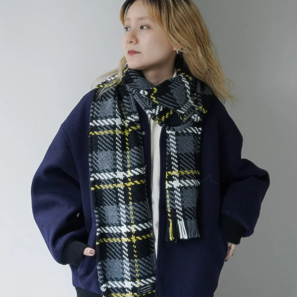 JOHN BRANIGAN Scarfs^/ Irish Tweed Knit Scarf Scarf