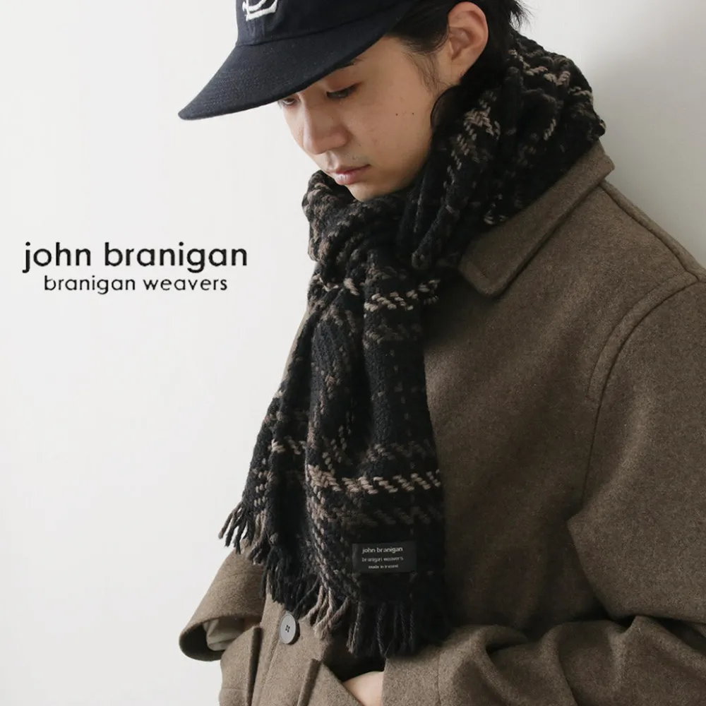 JOHN BRANIGAN Scarfs^/ Irish Tweed Knit Scarf Scarf