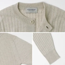 JOHN SMEDLEY Knits^/ A4713 30G Henry Neck Ribbed Sweater