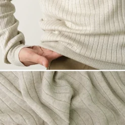 JOHN SMEDLEY Knits^/ A4713 30G Henry Neck Ribbed Sweater
