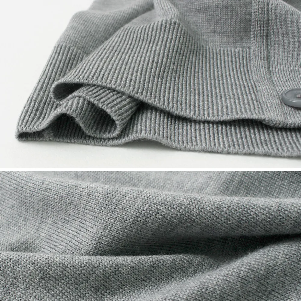 JOHN SMEDLEY Cardigans^/ Merino Wool 24 Gauge V-Neck Knit Cardigan