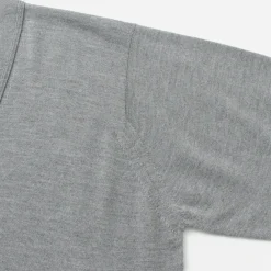 JOHN SMEDLEY Cardigans^/ Merino Wool 24 Gauge V-Neck Knit Cardigan