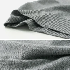 JOHN SMEDLEY Knits^/ Merino Wool 24 Gauge Mock Neck Knit