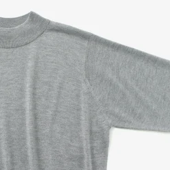 JOHN SMEDLEY Knits^/ Merino Wool 24 Gauge Mock Neck Knit