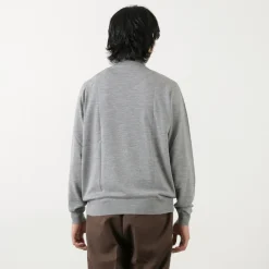 JOHN SMEDLEY Knits^/ Merino Wool 30 Gauge Turtleneck Knit MODERN FIT