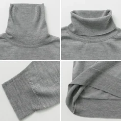JOHN SMEDLEY Knits^/ Merino Wool 30 Gauge Turtleneck Knit MODERN FIT