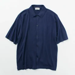 JOHN SMEDLEY Shirts^/ Sea Island Cotton 30 Gauge Knit Shirt