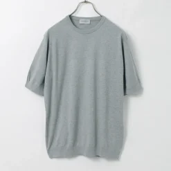 JOHN SMEDLEY T-Shirts^/ Sea Island Cotton 30 Gauge Crew Neck Knit