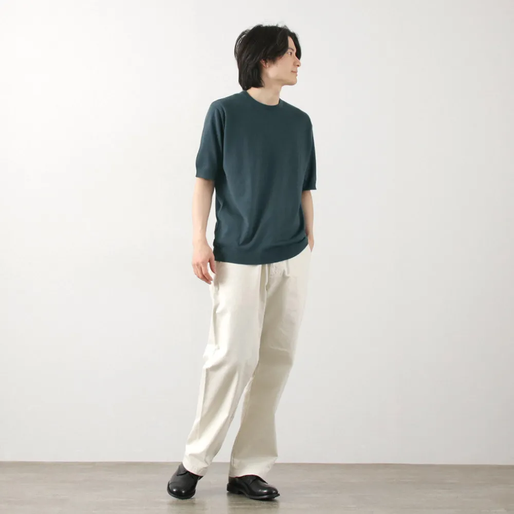 JOHN SMEDLEY T-Shirts^/ Sea Island Cotton 30 Gauge Crew Neck Knit