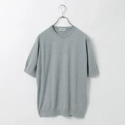 JOHN SMEDLEY T-Shirts^/ Sea Island Cotton 30 Gauge Crew Neck Knit