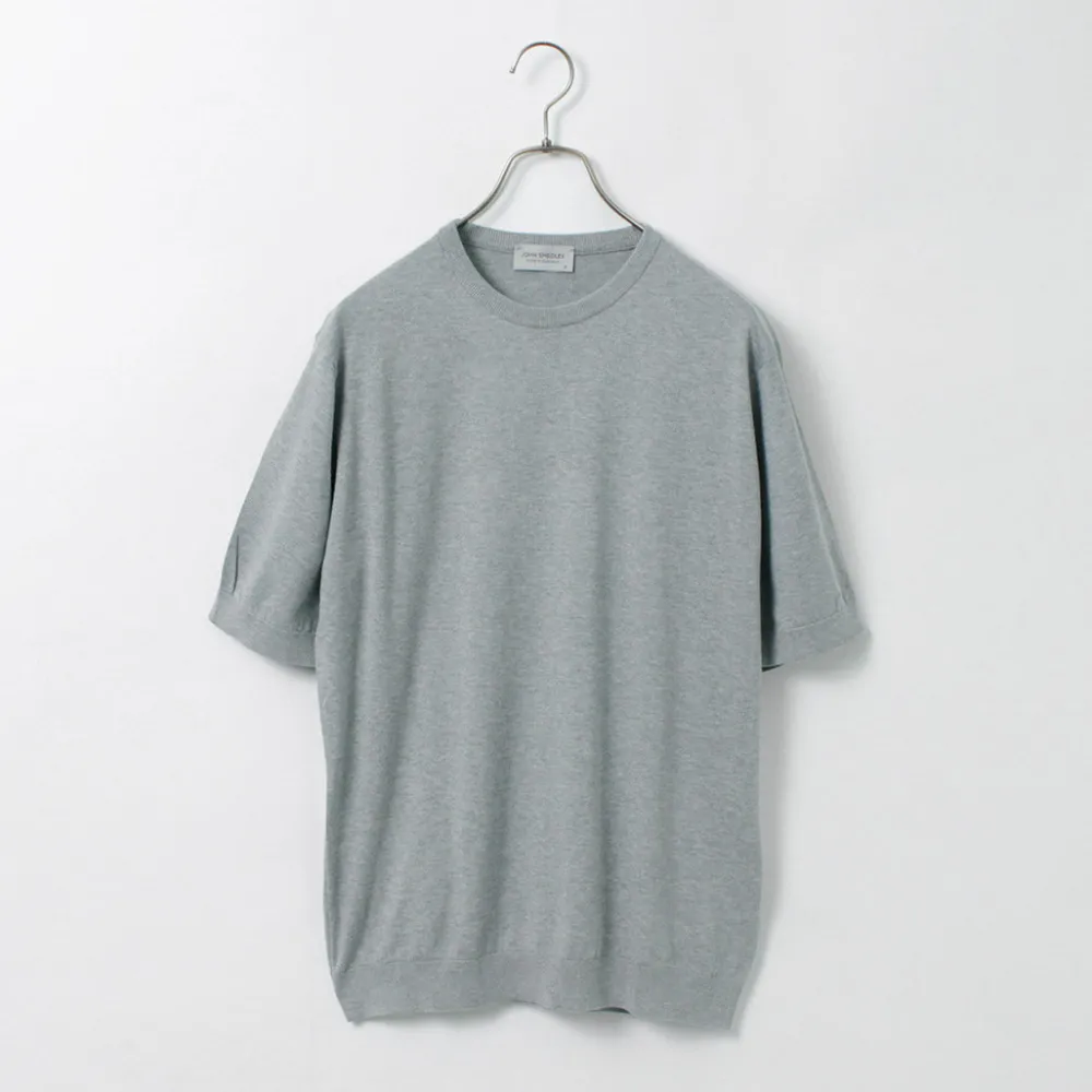 JOHN SMEDLEY T-Shirts^/ Sea Island Cotton 30 Gauge Crew Neck Knit