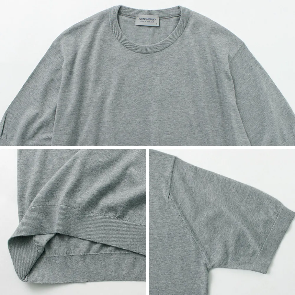 JOHN SMEDLEY T-Shirts^/ Sea Island Cotton 30 Gauge Crew Neck Knit