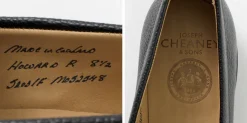 JOSEPH CHEANEY Leather Shoes & Boots^/ Howard R Coin Loafer Grained Calf black