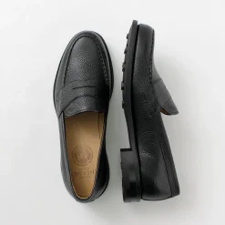 JOSEPH CHEANEY Leather Shoes & Boots^/ Howard R Coin Loafer Grained Calf black