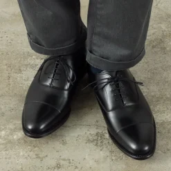 JOSEPH CHEANEY Leather Shoes & Boots^/ LIME Leather Shoes black