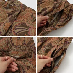JUGEM Trousers^/ All Around Printed 1P Trousers brown