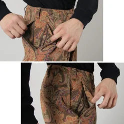 JUGEM Trousers^/ All Around Printed 1P Trousers brown